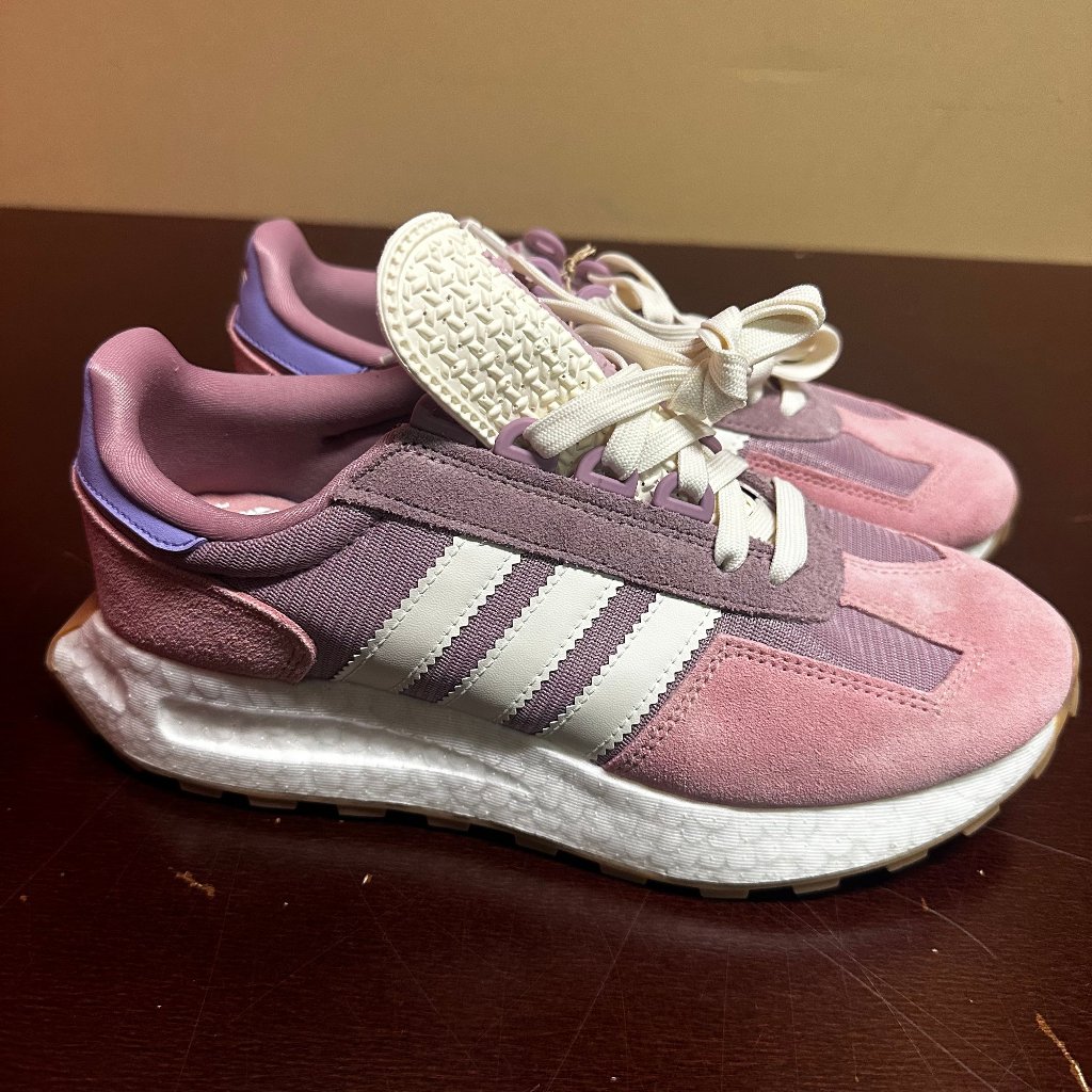 Adidas Women Mauve White Retropy E5 Gw6573 Athletic Running Shoes Size Us 7.5
